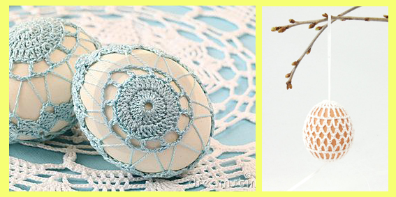 csipke horgolás tojásdísz